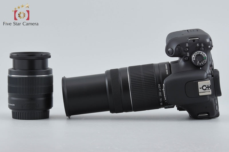 "Count 7" Canon EOS Kiss X5 / Rebel T3i / 600D 18.0 MP 18-55 55-250 Lenses