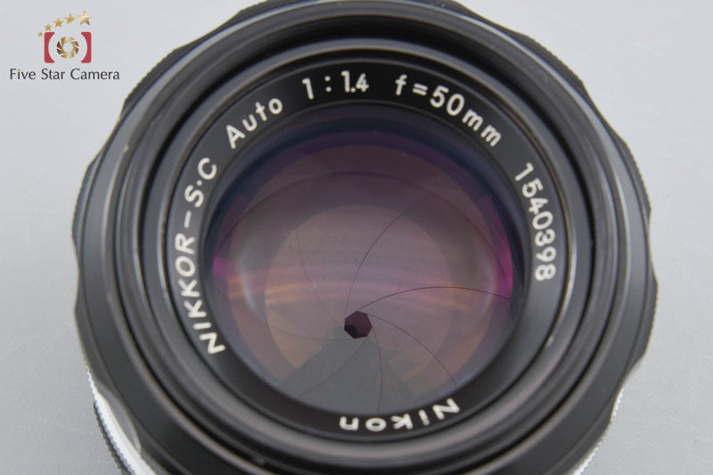 Nikon NIKKOR-S.C Auto 50mm f/1.4 Non Ai Lens