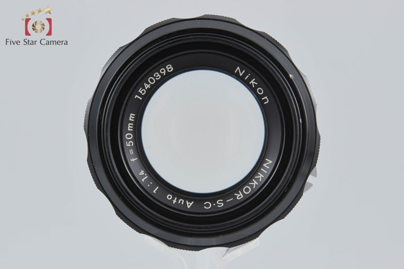 Nikon NIKKOR-S.C Auto 50mm f/1.4 Non Ai Lens
