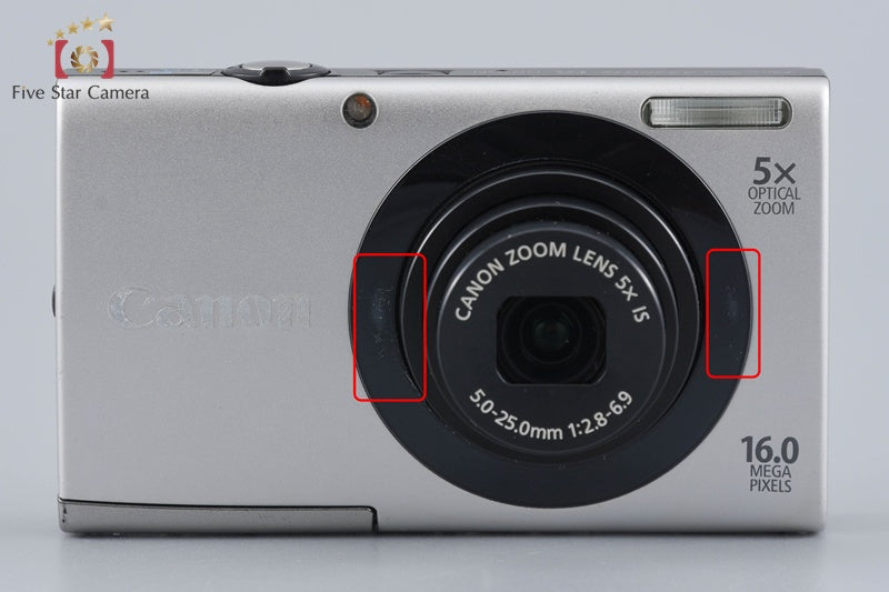 Canon PowerShot A3400 IS Silver 16.0 MP Digital Camera