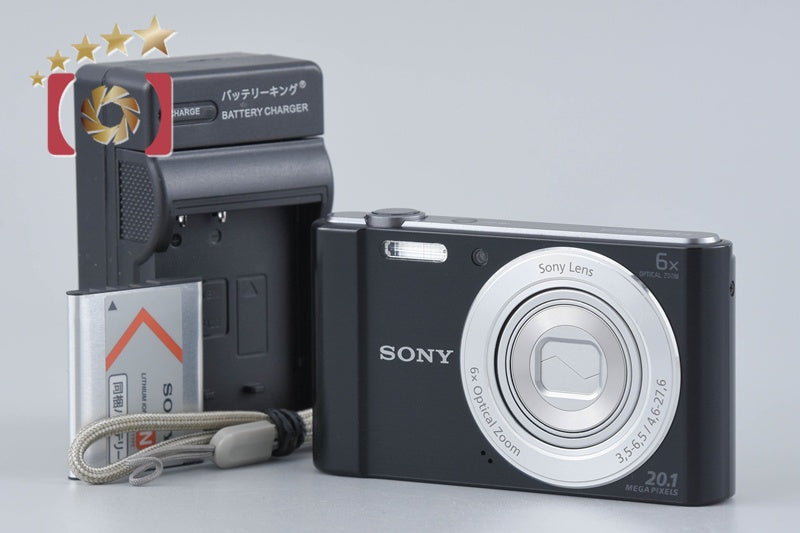 Sony Cyber-Shot DSC-W810 20.1 MP Black Digital Camera [Japanese Language Only]