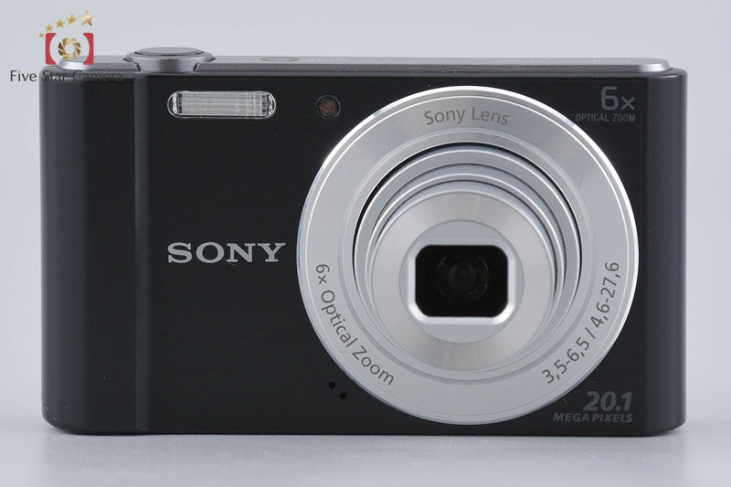 Sony Cyber-Shot DSC-W810 20.1 MP Black Digital Camera [Japanese Language Only]