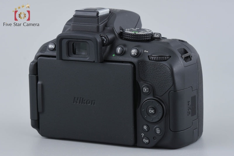 "Shutter count 5,832" Nikon D5300 Black 24.2 MP DSLR Camera Body