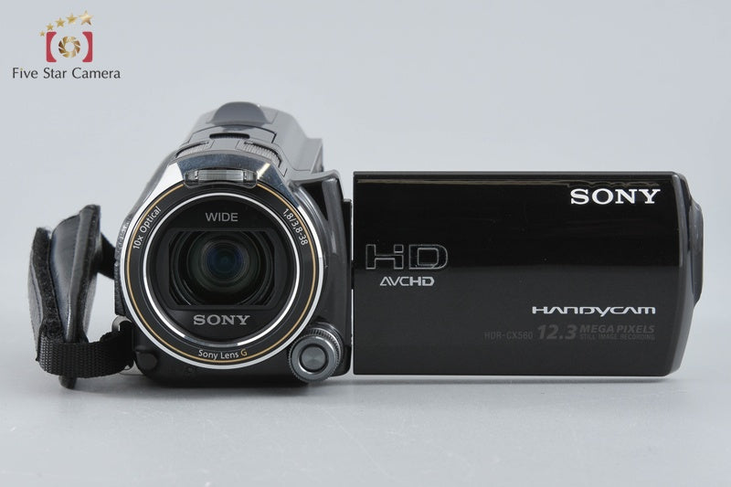 Sony Handycam HDR-CX560V Black Digital HD Camcorder [Japanese Language Only]
