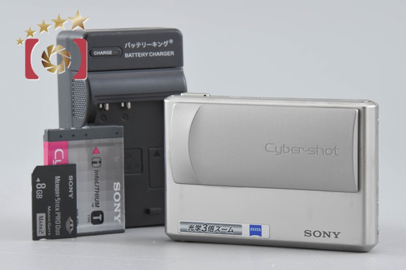 Sony Cyber-Shot DSC-T1 Silver 5.0 MP Digital Camera