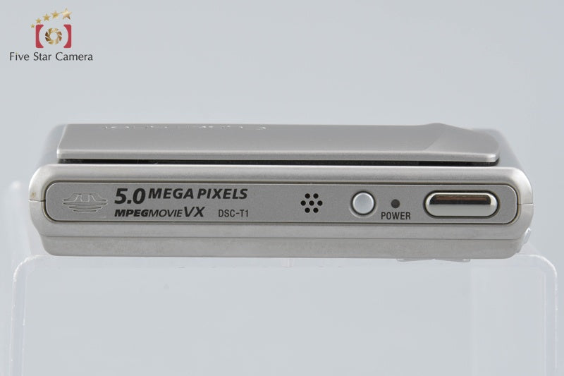 Sony Cyber-Shot DSC-T1 Silver 5.0 MP Digital Camera