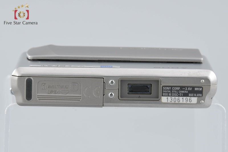 Sony Cyber-Shot DSC-T1 Silver 5.0 MP Digital Camera