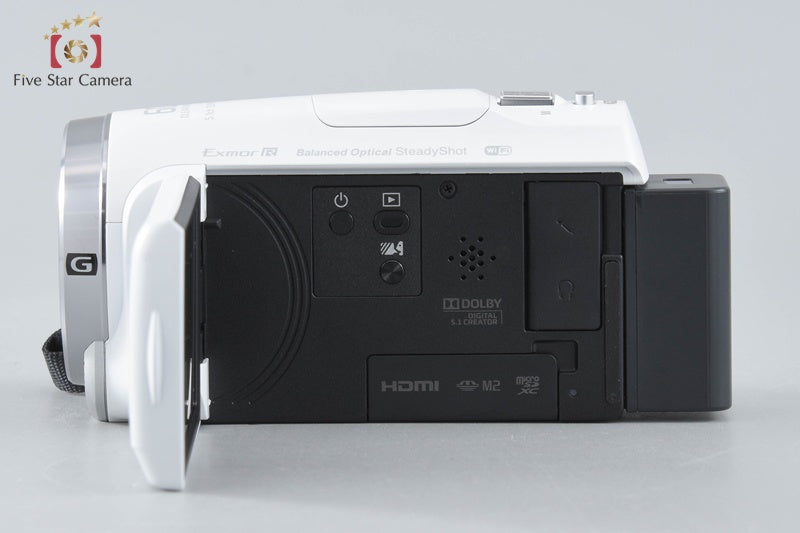 Sony Handycam HDR-CX680 White Digital HD Video Camera [Multiple Languages]