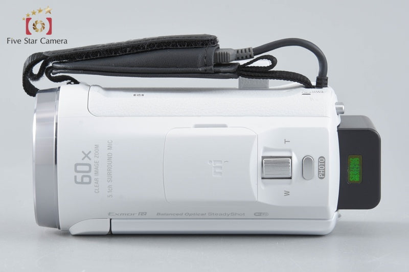 Sony Handycam HDR-CX680 White Digital HD Video Camera [Multiple Languages]