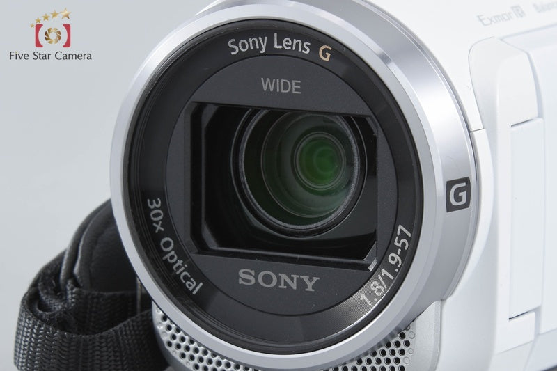Sony Handycam HDR-CX680 White Digital HD Video Camera [Multiple Languages]