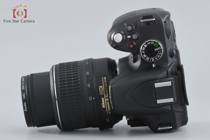 "Shutter count 40" Nikon D3200 Black 24.2 MP DSLR 18-55 VR Lens