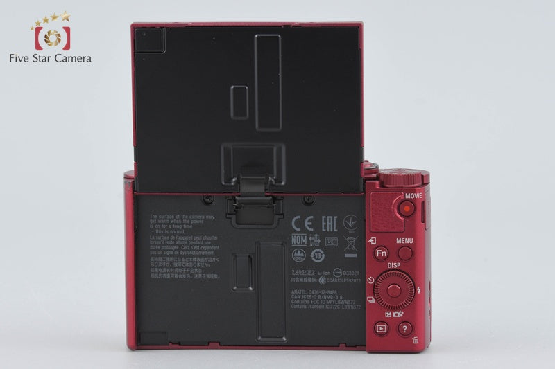 SONY Cyber-shot DSC-WX500 Red 18.2 MP Digital Camera [Multiple Languages]