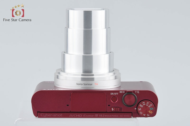 SONY Cyber-shot DSC-WX500 Red 18.2 MP Digital Camera [Multiple Languages]