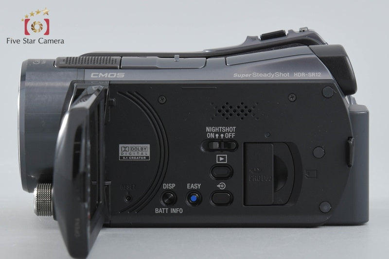 SONY HANDYCAM HDR-SR12 Digital Hi-Vision Video Camera [Japanese Language Only]