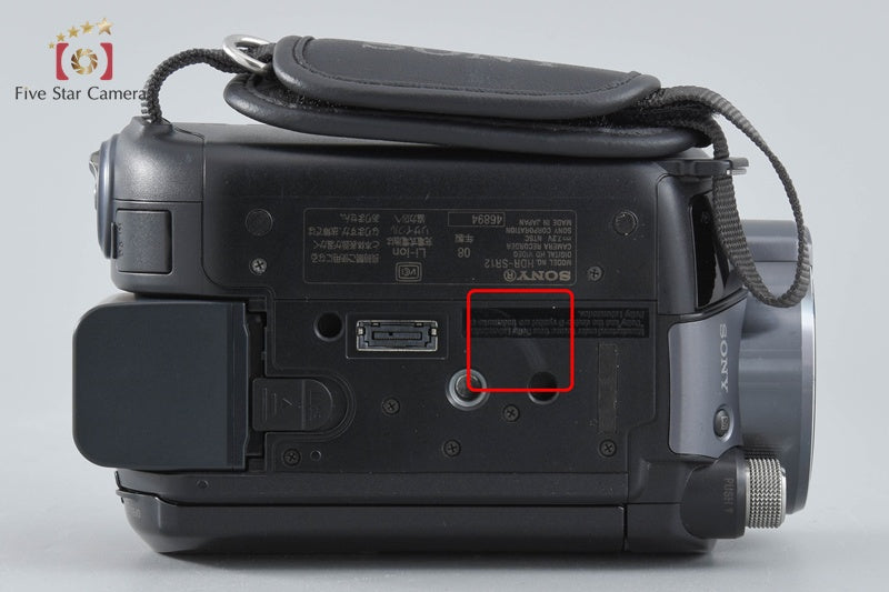 SONY HANDYCAM HDR-SR12 Digital Hi-Vision Video Camera [Japanese Language Only]