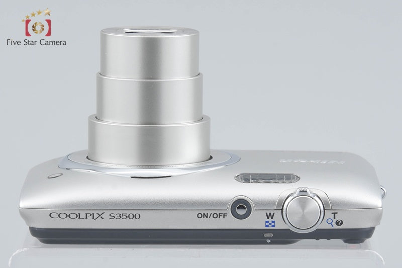 Nikon COOLPIX S3500 Crystal Silver 20.0 MP Digital Camera