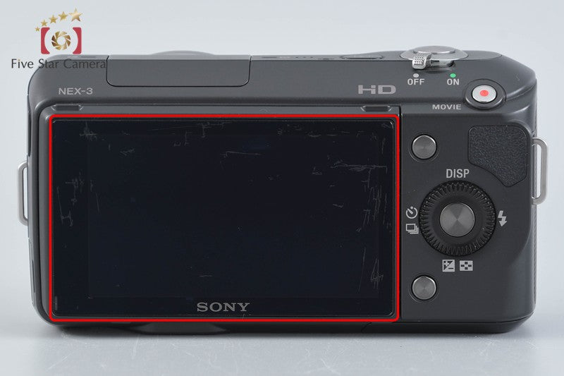 Sony Alpha α NEX-3 Black 14.2 MP 16 18-55 Lenses [Japanese Language Only]