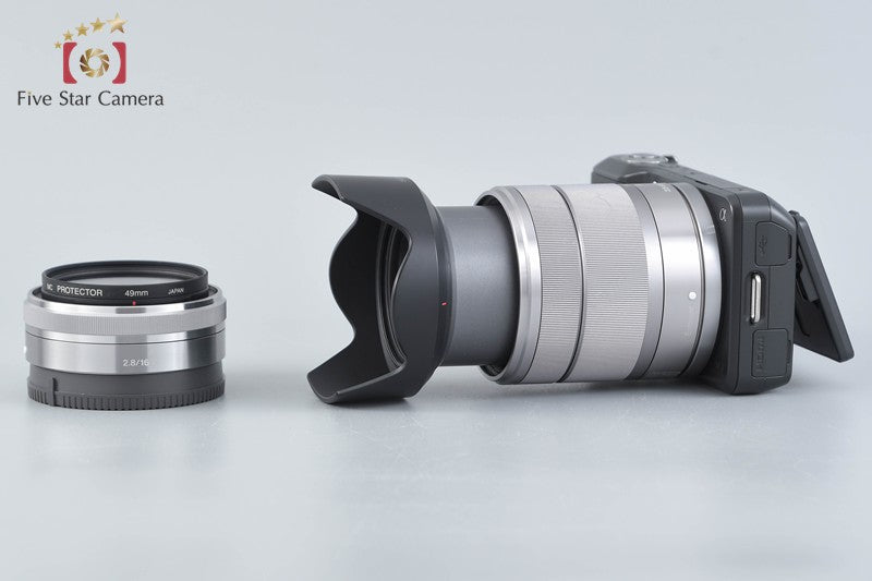 Sony Alpha α NEX-3 Black 14.2 MP 16 18-55 Lenses [Japanese Language Only]