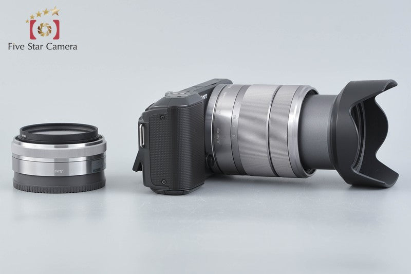 Sony Alpha α NEX-3 Black 14.2 MP 16 18-55 Lenses [Japanese Language Only]