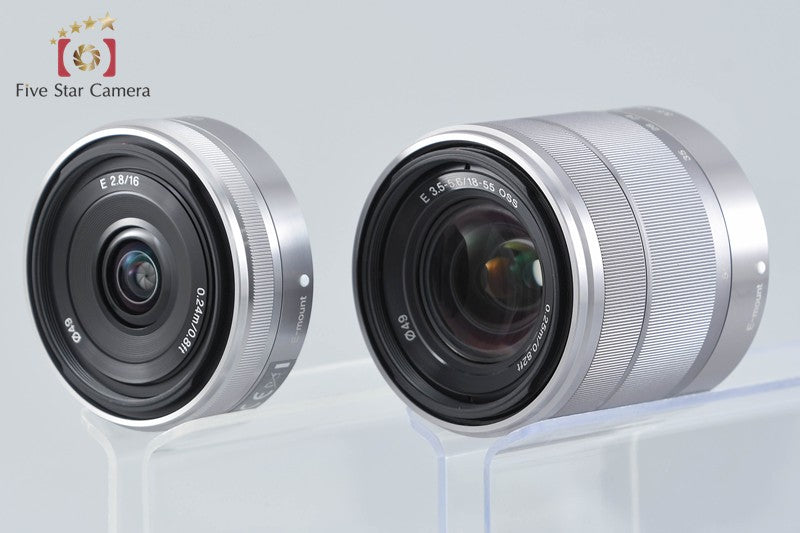 Sony Alpha α NEX-3 Black 14.2 MP 16 18-55 Lenses [Japanese Language Only]