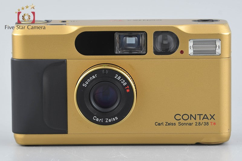 CONTAX T2 Gold Point & Shoot 35mm Film Camera + Data Back