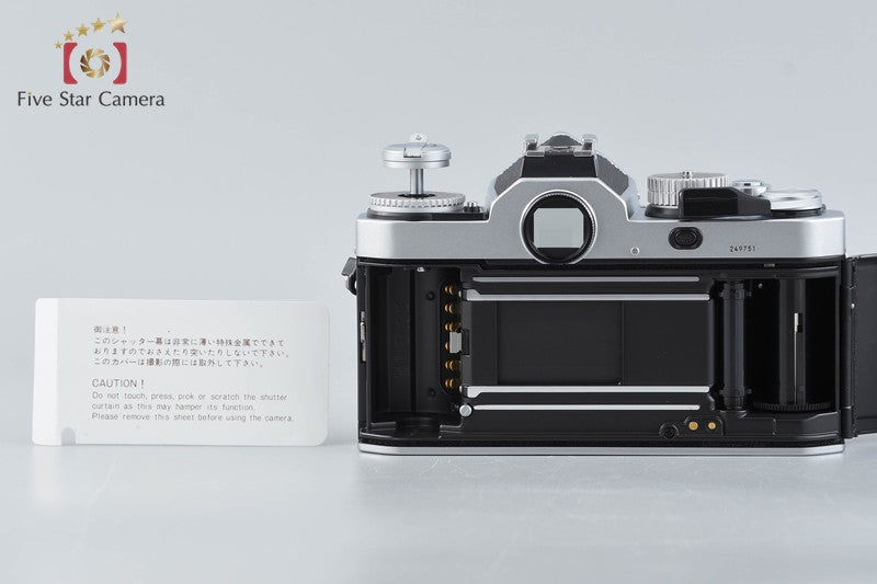 Nikon FM3A Silver 35mm SLR Film Camera Body [Never Used]