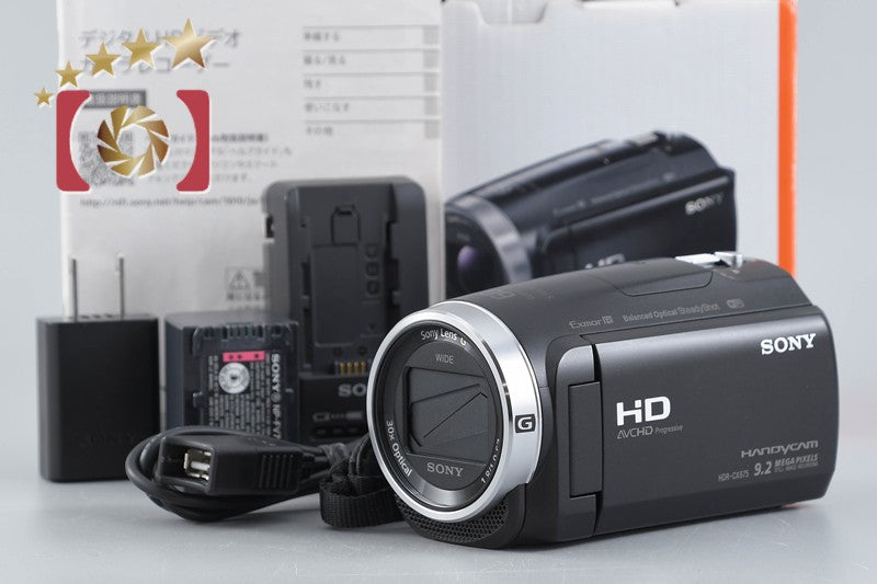 SONY HANDYCAM HDR-CX675 Black Digital HD Camcorder w/ Box [Multiple Languages]