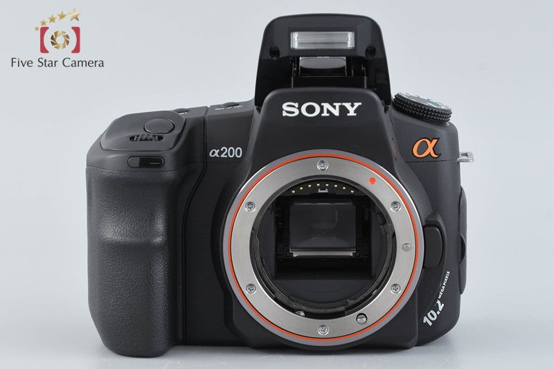 Sony Alpha α200 DSLR-A200 Black Digital SLR Camera Body [Japanese Language Only]