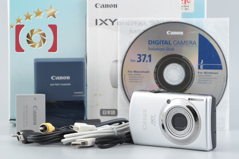 Canon IXY Digital 920 IS Silver 10.0 MP Digital Camera w/ Box