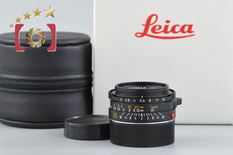Leica SUMMICRON-M 35mm f/2 E39 4th Black 7-Elements w/ Box