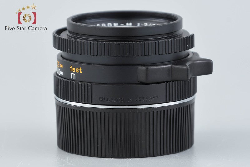 Leica SUMMICRON-M 35mm f/2 E39 4th Black 7-Elements w/ Box