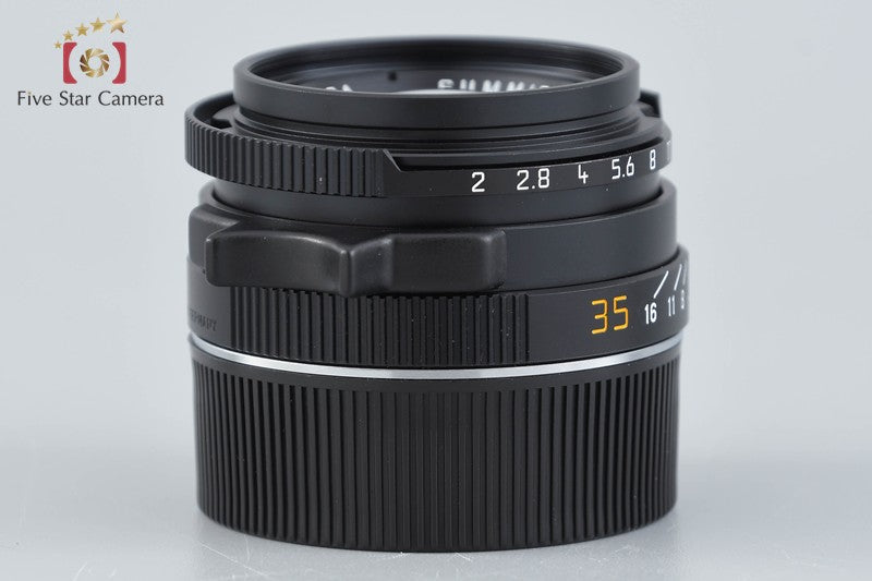 Leica SUMMICRON-M 35mm f/2 E39 4th Black 7-Elements w/ Box