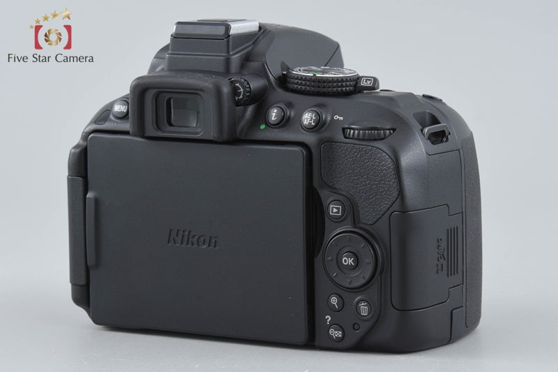 "Shutter count 2,229" Nikon D5300 Black 24.2 MP DSLR Camera Body