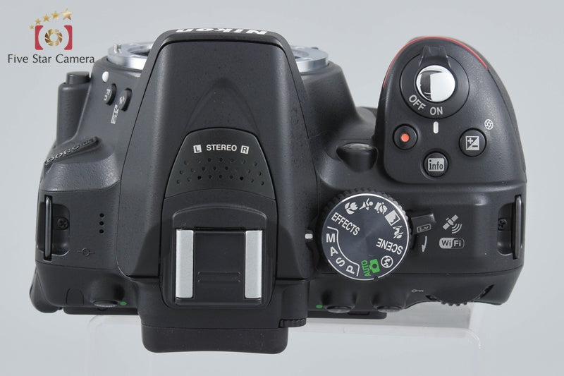 "Shutter count 2,229" Nikon D5300 Black 24.2 MP DSLR Camera Body