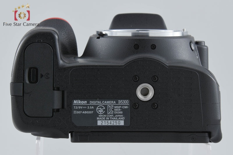 "Shutter count 2,229" Nikon D5300 Black 24.2 MP DSLR Camera Body