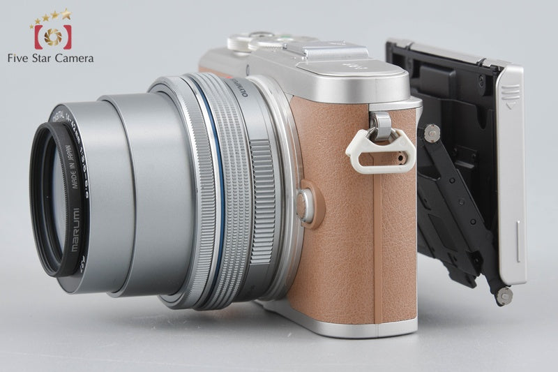 "Count 1,633" Olympus E-PL9 Brown 16.1 MP Mirrorless Camera 14-42 EZ Lens
