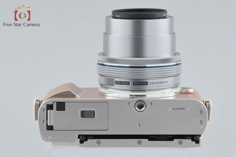 "Count 1,633" Olympus E-PL9 Brown 16.1 MP Mirrorless Camera 14-42 EZ Lens