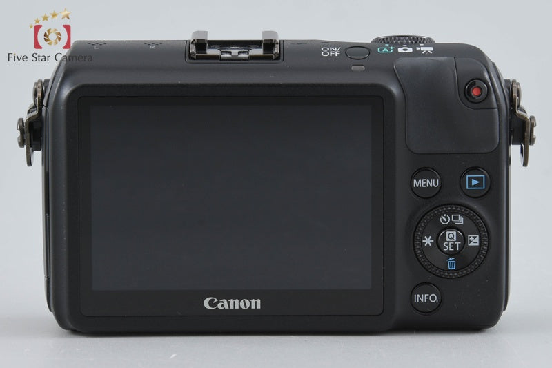 Canon EOS M Black 18.0 MP Mirrorless Camera 18-55 22 Lenses