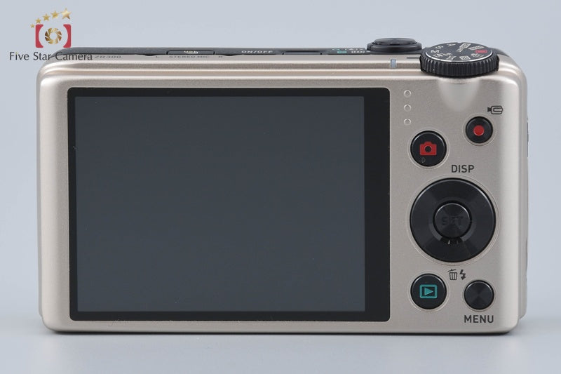 Casio HIGH SPEED EXILIM EX-ZR300 Gold 16.1 MP Digital Camera w/ Box