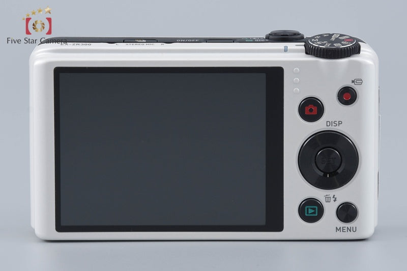 Casio HIGH SPEED EXILIM EX-ZR300 White 16.1 MP Digital Camera