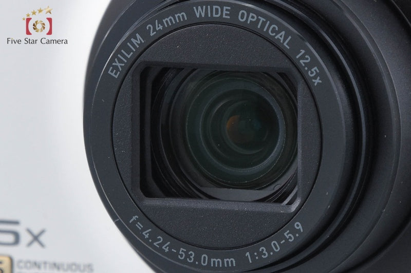 Casio HIGH SPEED EXILIM EX-ZR300 White 16.1 MP Digital Camera