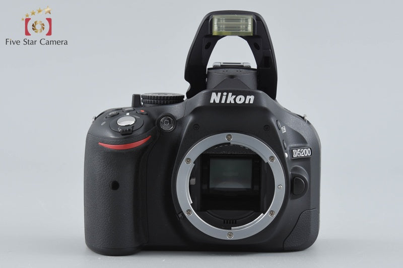 "Count 284" Nikon D5200 Black 24.1 MP Digital SLR Camera 18-55 55-300 Lenses