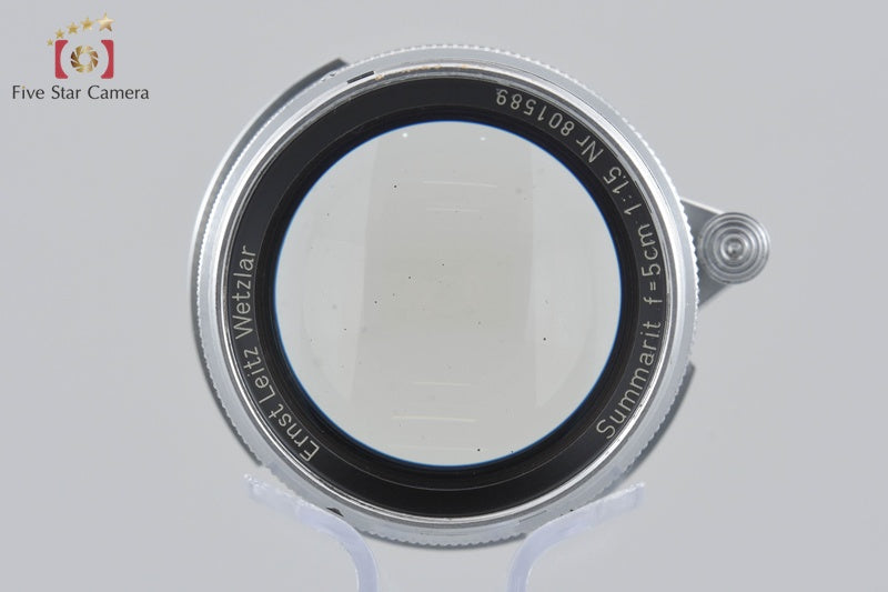 Leica Summarit 50mm f/1.5 L39 LTM Leica Thread Mount