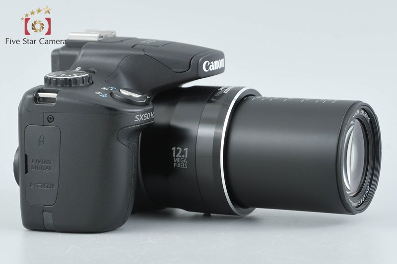 Canon PowerShot SX50 HS Black 12.1 MP Digital Camera w/ Box