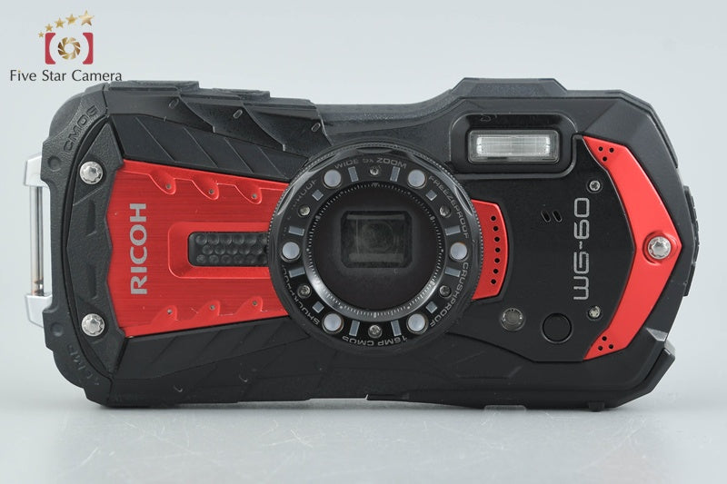 Ricoh PENTAX WG-60 Red 16.0 MP Waterproof Action Camera