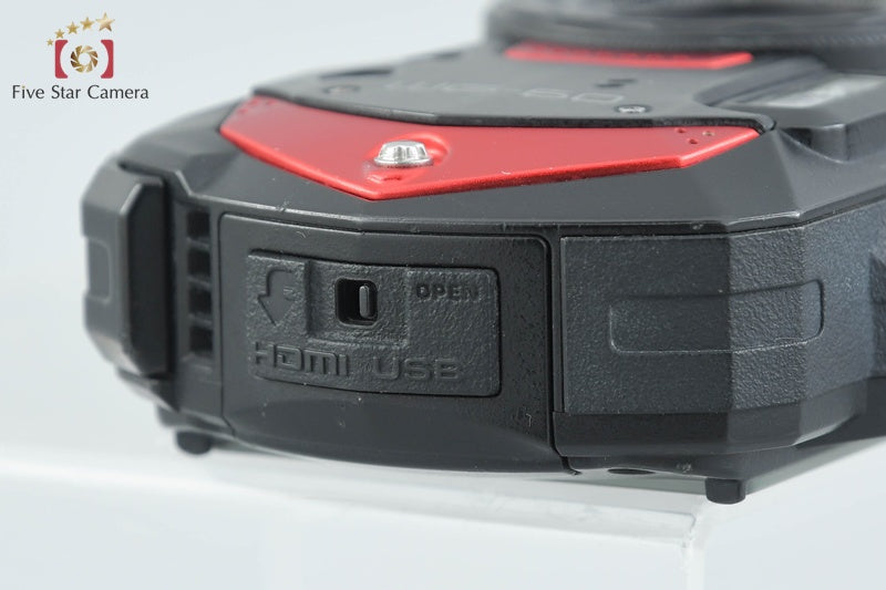 Ricoh PENTAX WG-60 Red 16.0 MP Waterproof Action Camera