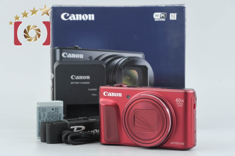 Canon PowerShot SX720 HS Red 20.3 MP Digital Camera w/ Box