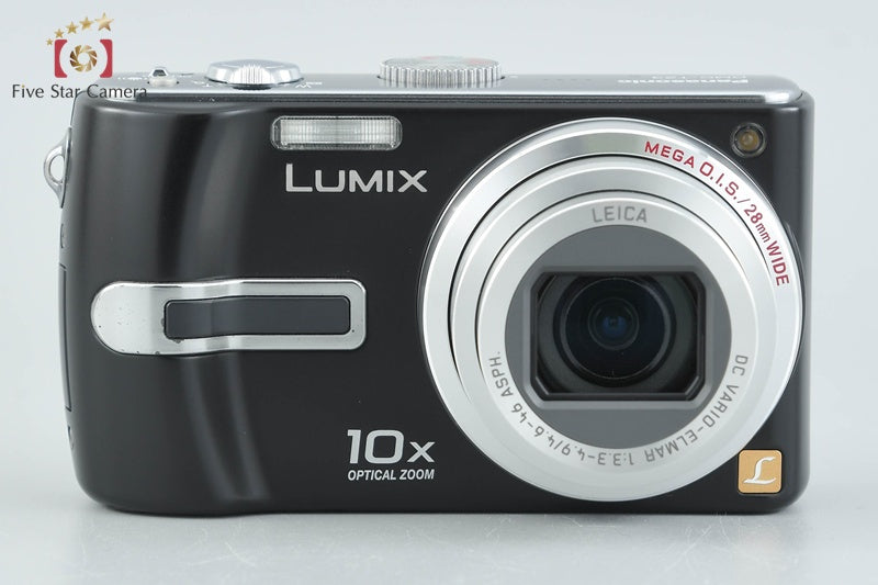 Panasonic LUMIX DMC-TZ3 Black 7.2 MP Digital Camera w/ Box