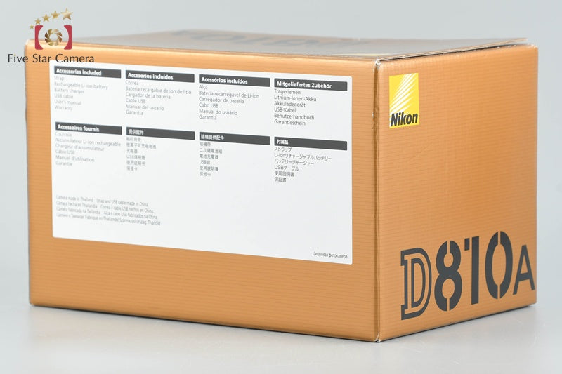 "Count 830" Nikon D810A 36.3 MP Full Frame Digital SLR Camera Body w/ Box