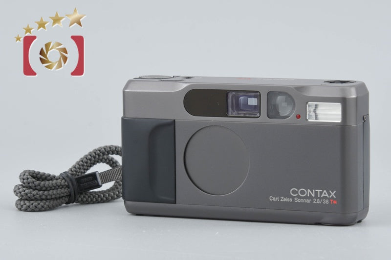 CONTAX T2 Titanium Black 35mm Point & Shoot Film Camera